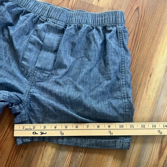 Lands' End x Blake Shelton Women's Small Casual Chambray Lounge Boxer Shorts PJs - Picture 5 of 9